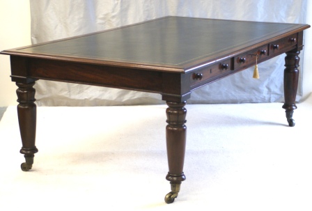 Antique Library Tables - Antique Large Mahogany Library Table