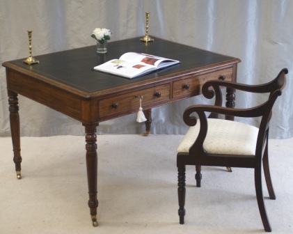 CLICK TO VIEW GALLERY - Antique Library Tables - Antique Georgian Library Table