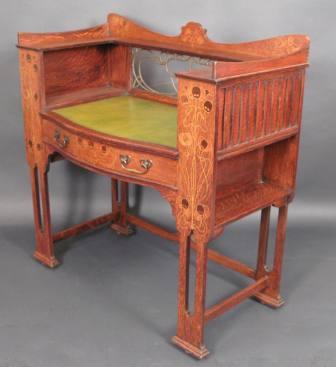 Antique Writing Desks - Antique Writing Desk by Shapland & Petter