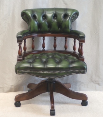 CLICK TO VIEW GALLERY - Leather Captains Desk Chair