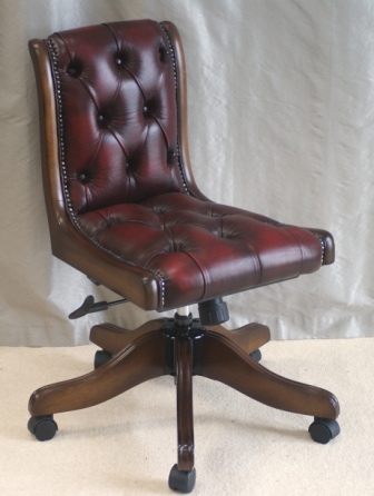 CLICK TO VIEW GALLERY - Leather Cambridge Desk Chair