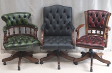 Custon Made Desk Chairs - Various Styles & Colours - More available - Please Call