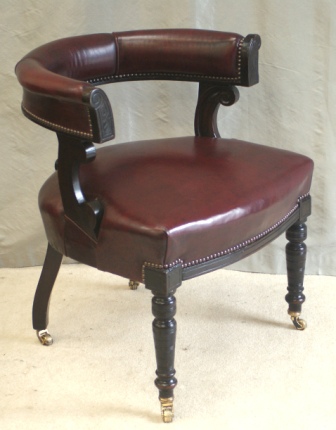 CLICK TO VIEW GALLERY - Antique Victorian Desk Chair