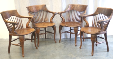 CLICK TO VIEW GALLERY - Antique Desk Chairs - Antique Oak Desk Chair Shoolbred