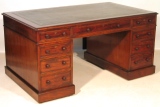Antique Medium Desks - Antique Medium Victorian Partners' Desk