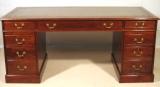 Antique Large Desks - Large Antique Pedestal  Desk