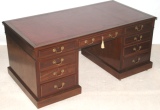 Antique Large Desks - Large Antique  Pedestal  Desk