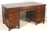 Antique Medium Desks - Antique Medium Pedestal Desk
