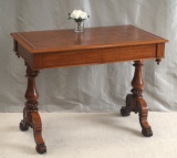 Small Antique Writing Table by Miles & Edwards
