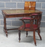 Antique Desk and Antique Desk Chair