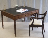 CLICK HERE FOR FULL DETAILS - Antique Writing and Library Tables - Antique Georgian Library Table