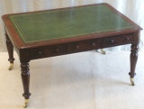 Antique Mahogany Library Table - After