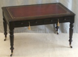 CLICK HERE FOR FULL DETAILS -  Antique Oak Library Writing Table