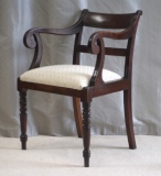 Antique Desk Chairs - Antique Georgian Elbow Desk Chair