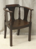 Antique Desk Chairs - Antique Early 19thC Mahogany Tub Chair