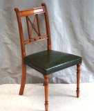 Antique Desk Chairs - Small Satinwood Desk Chair