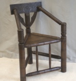 CLICK TO VIEW GALLERY - Antique Victorian Oak Turners Chair