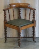 Antique Desk Chairs - Fine Antique Oak Desk Chair