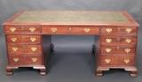 CLICK HERE FOR FULL DETAILS - Antique Partners Desks - Antique Victorian Mahogany Partner' Desk