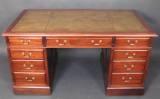 Antique Medium Desks - Antique Medium Pedestal Desk